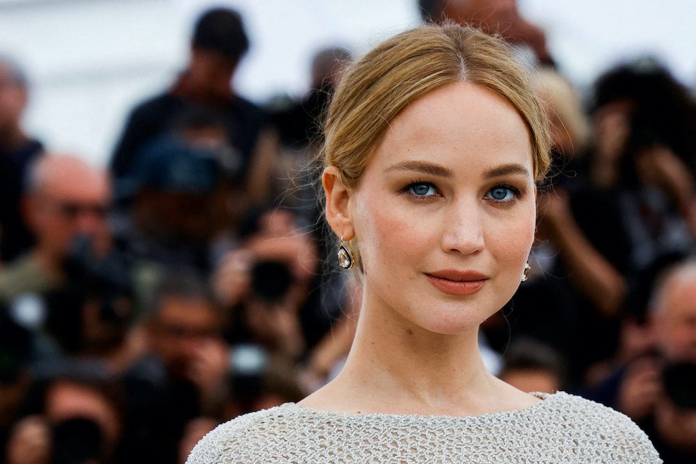 FILE PHOTO: The 76th Cannes Film Festival - Photocall for the documentary film "Bread and Roses" presented as part of Special Screenings - Cannes, France, May 21, 2023. Producer Jennifer Lawrence poses. REUTERS/Sarah Meyssonnier/File Photo